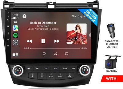 VWX7 for Honda Accord 2004 Android 14 10.1 inch Car Stereo Wireless CarPlay WiFi