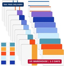 Mr. Pen- Sticky Index Tabs, 500 Pcs, 21 Sets, Colorful Sticky Tabs for Notebooks
