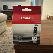 Genuine Canon Pixma 35 Black Ink Tank Cartridge PGI-35 Brand New Sealed