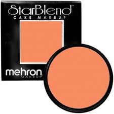 Mehron Makeup StarBlend - ORANGE, Wet/Dry Pressed Powder Face Paint  Full-Co...