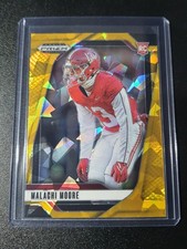 Malachi Moore - Prizm Draft Picks 2025 - New York Jets, Alabama - Gold Ice - RC
