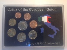 Special Gift Idea Italy Italian Euro Coins of the European Union Coin Collection