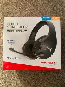 HyperX Cloud Stinger Core 7.1 Wireless Gaming Headset - Black (sealed)