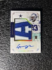 2017 NT Chidobe Awuzie Gold RPA /10 GW Patch Auto #212 RC Letter Nameplate A