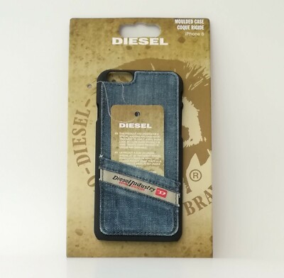Diesel Pluton Pocket Snap Case 18313 für iPhone 6, Silikon/Denim blue used, OVP