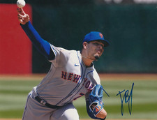 JOSE BUTTO  NEW YORK METS  ACTION SIGNED 8x10