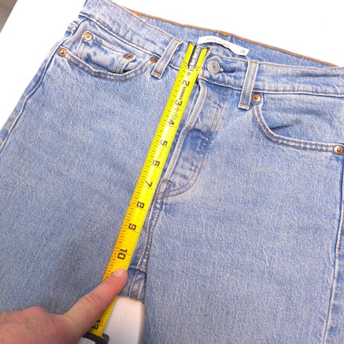 Levis Wedgie Straight Damen Jeans Denim Blau Größe 26 (Maße 27x26) - Bild 16 von 18