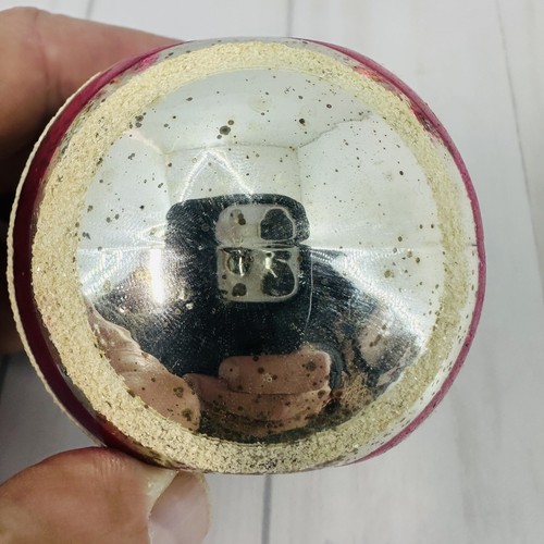 6 brillantes adornos navideños de vidrio Brite bolas de sangría a rayas rojas de 3" - Imagen 14 de 24