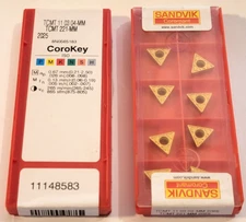 TCMT 221 MM 2025 SANDVIK *** 10 INSERTS * GENUINE *
