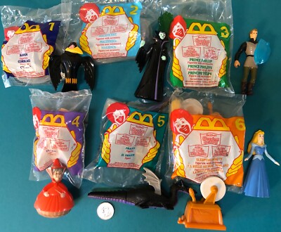 Sleeping Beauty 1996 1997 McDonald's Happy Meal Toys NEW or USED