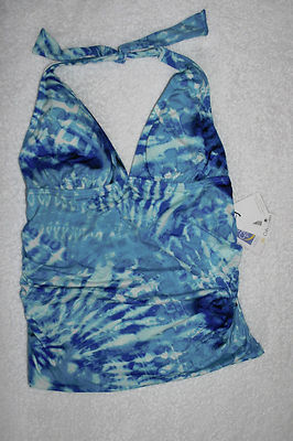 Calvin Klein Halter Style Tankini Top Sz XL/14