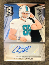 2014 Panini Spectra #298 Arthur Lynch Rookie RC Auto Autograph Card /149 Rare. rookie card picture
