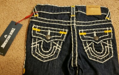 NWT True Religion Boys Geno Super T Jeans, Size 5 | eBay