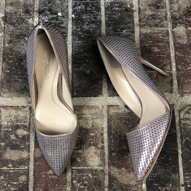 vince camuto rose gold heels