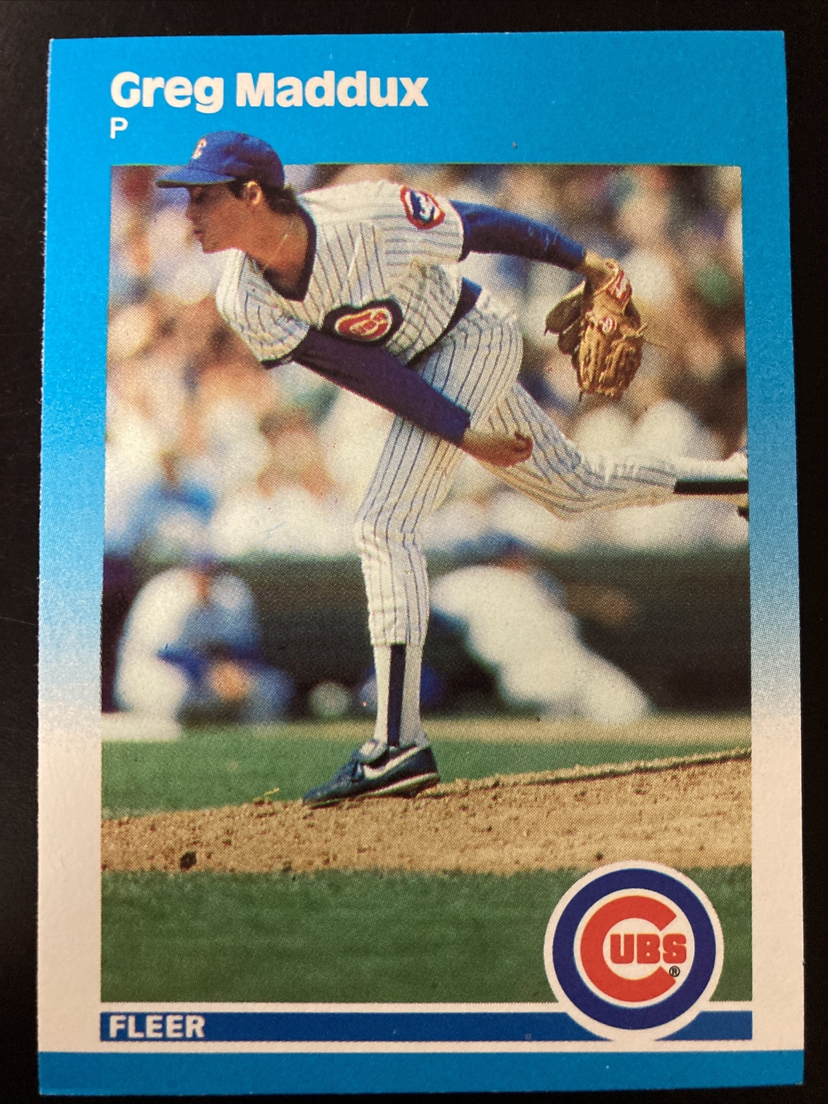 Greg Maddux 1987 Fleer Update Rookie Card #u-68 (5324)