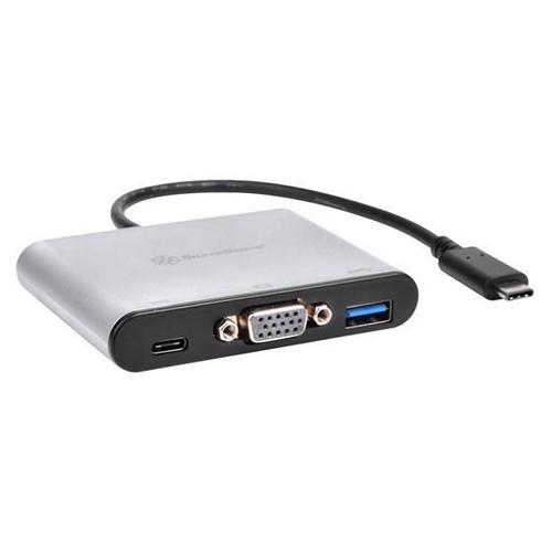 Silverstone EP06C USB3.1 Type-C, USB3.0 TYPE-A, USB TYPE-C (Chargin), VGA - 第 1/3 張圖片