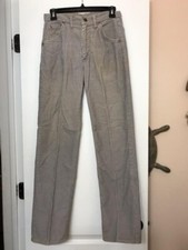 Original Vintage LEE Corduroy Jeans- Talon 42 Zipper- Size 29 x 32- Gray