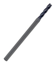 3/32 4 Flute Single End Long Flute 30 Solid Uncoated Square End Carbide End Mill