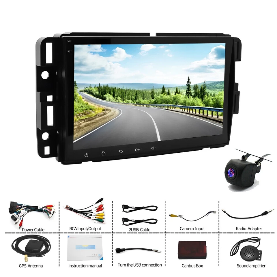 适用于吉姆西 Savana 1500 2500 3500 2008 - 2024 适合 CarPlay 汽车 GPS 收音机 WIFI — 第 2/4 张图片