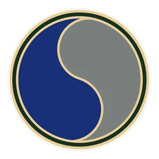 29th Infantry Division Combat Service Identification Badge Bumper Sticker 5"