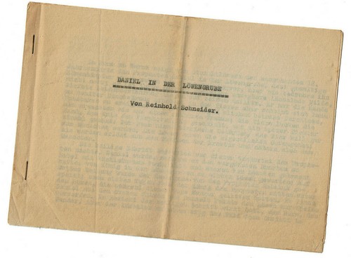Reinhold Schneider - Extrem seltener Druck & Beilagen von 1944 NS-Widerstand! - Picture 10 of 11
