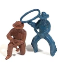 Vintage Marx Playset Cowboys Wranglers ROY ROGERS - 2