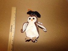 Beanie Babies Wise The Owl Toy - class of 1998