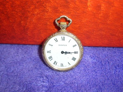 1x DIANTUS UHR DAMEN TASCHENUHR leichte kratzer siehe bilder funktioniert einwan