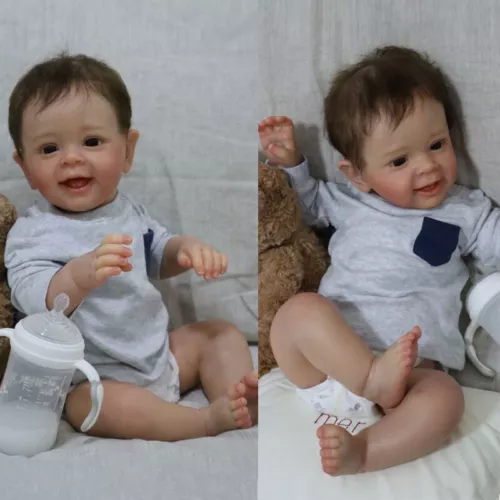 23'' Lifelike Reborn Babypuppe Neugeborenes Mädchen Boy Baby Doll Gifts - Bild 2 von 10