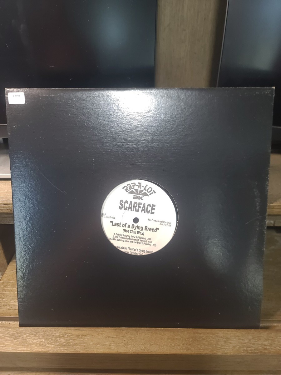 Scarface Last Of A Dying Breed PROMO SINGLE Vinyl Record
