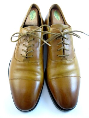 Allen Edmonds ''SIENA'' Men's Cap-Toe Stitch Oxfords 9.5 D Walnut (308N)