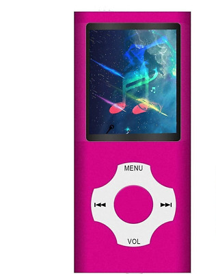 MP3 / MP4 beweglicher Spieler, pink mit 1.8 Zoll LCD-Schirm 16 GB