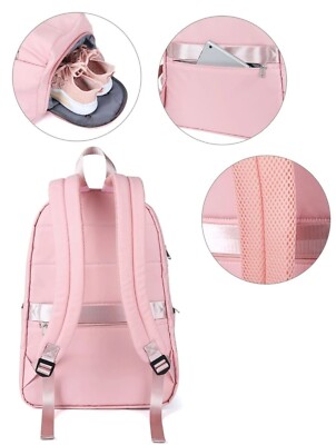 Pink Lightweight Airline Approved Waterproof Backpack For Laptop Hiking/ Travel | eBay