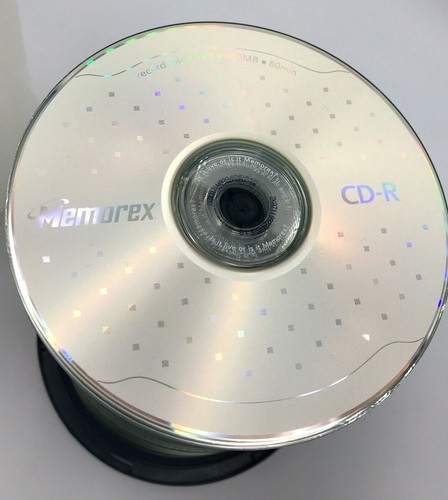 116 Memorex CD-R Recordable 52x 700 MB 80 min NEU Cakebox - Bild 2 von 7