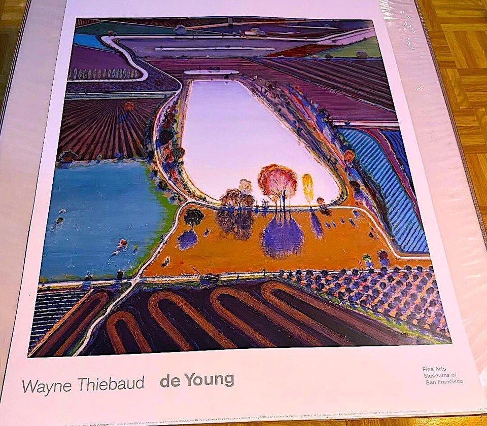 Póster de la exposición de museos de bellas artes Wayne Thiebaud 2007 Foto 2 de 4