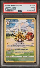 2023 POKEMON SWORD & SHIELD CROWN ZENITH #GG08 FULL ART/ELECTIVIRE PSA 9