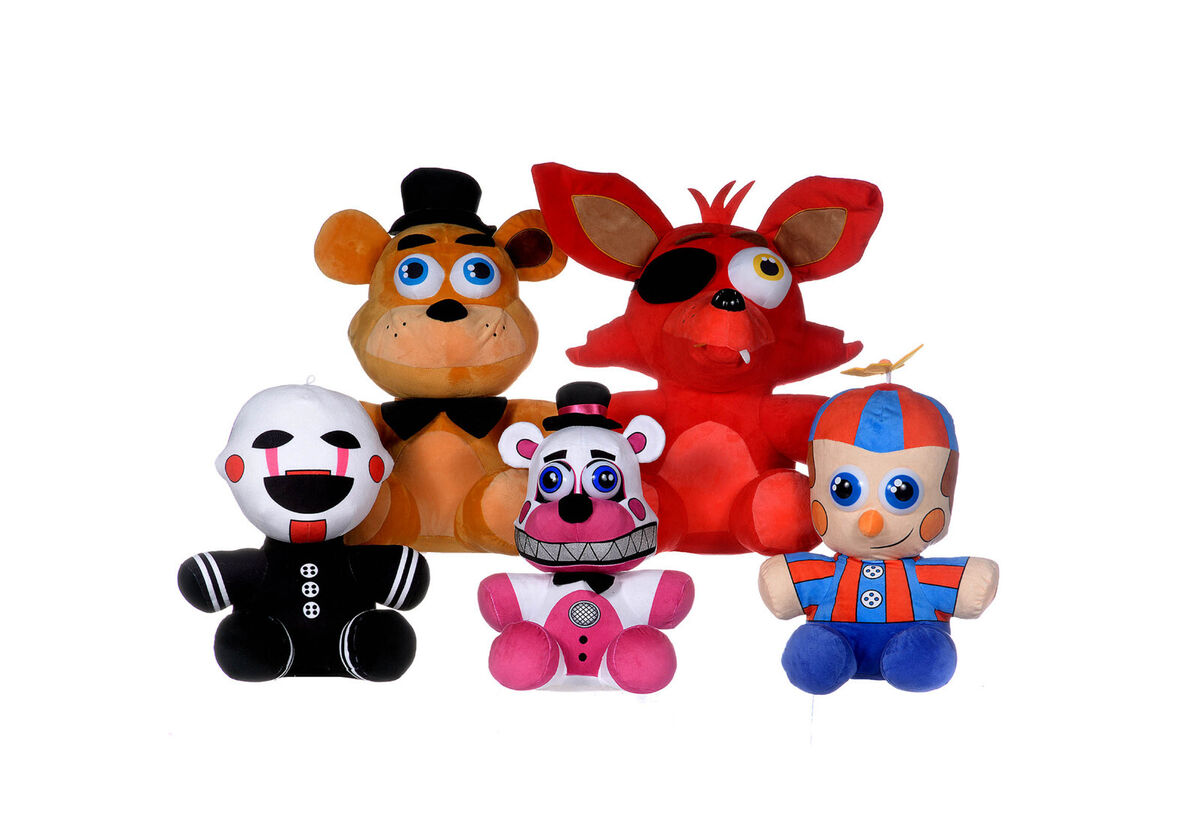 25cm plush toys FNAF Plush Toys Freddy Bear Foxy Chica Bonnie Plush Stuffed  Toys with Drawstring bag