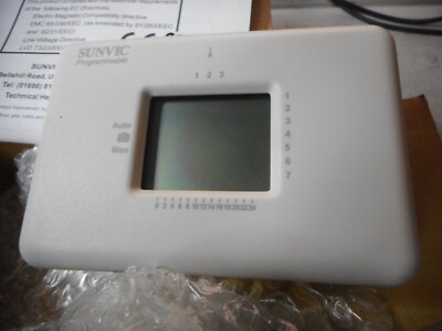 SUNVIC PROGRAMMABLE ROOM THERMOSTAT -- TLX6501 | eBay