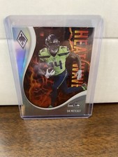 2021 PANINI PHOENIX FOOTBALL DK METCALF HEAT WAVE SILVER #10 SEAHAWKS