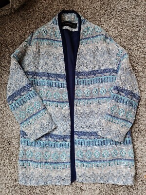 Manteau En Tweed Zara - Taille S - Neuf Avec étiquettes - Style Blogger - Couleur Multicolore