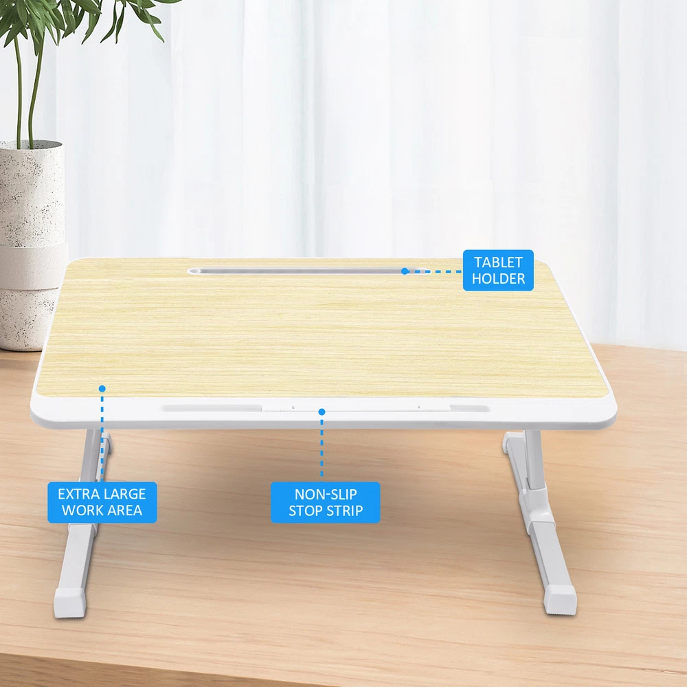 Laptop Stand Angle Height Adjustable Notebook Table For Bed Foldable Desk
