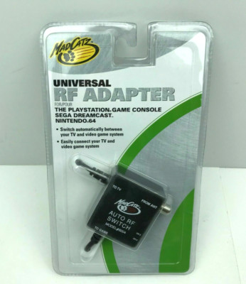MadCatz Universal RF Adapter PlayStation 1 & 2, Dreamcast, Nintendo 64 NEW