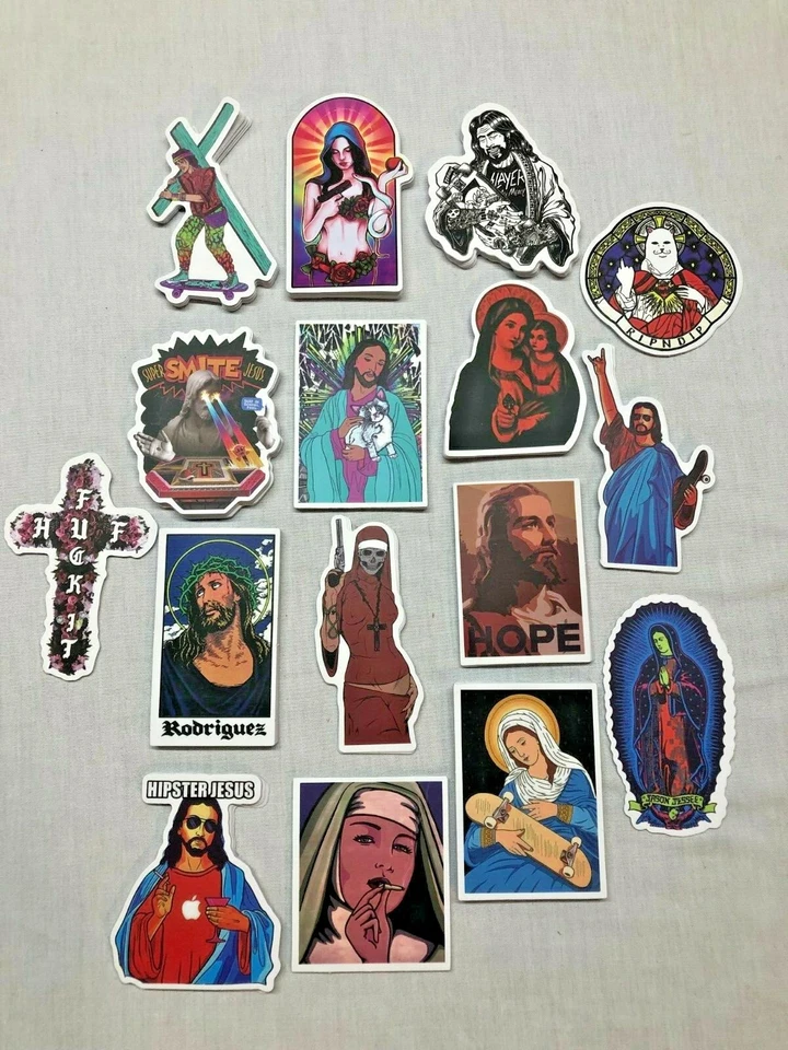 Religious Adult Humor Funny Decal / Sticker Decal Skateboard- Your Choice!