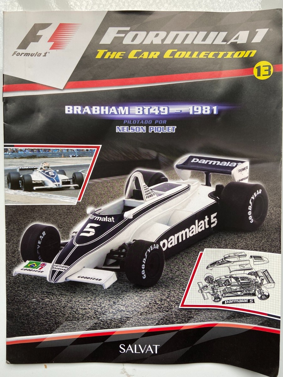 ミニカー S.P.O.R.T.S. MODELS 1/2 N.PIQUET 81 NELSON PIQUET BRABHAM BT49 1981 (SCALE 1:43) FORMULA 1 CAR