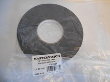 Magnetic Adhesive Tape Roll, MasterVision 1/2" x 50' ea. Black FM2321 3 ROLLS