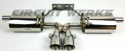 Circuit Werks 97-04 Porsche 986 Boxster BRUSHED V2 Catback Exhaust System