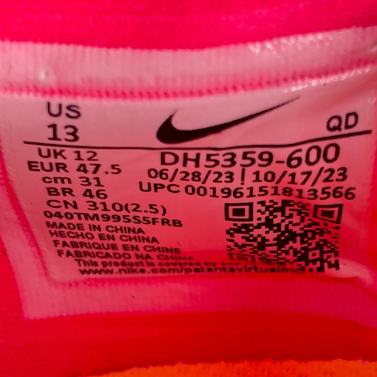 Nike Air Zoom Maxfly Hyper Pink DH5359-600 Men's Size 13 Track