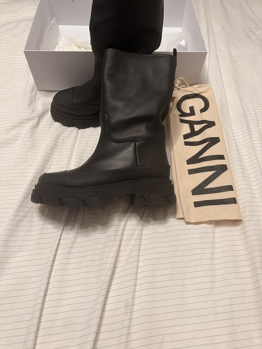 GANNI CALF LEATHER CHELSEA BOOTS, BLACK SIZE 39 | eBay GANNI CALF LEATHER CHELSEA BOOTS, BLACK SIZE 39 | eBay
