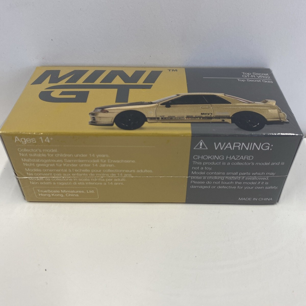 Top Secret Nissan Skyline GT-R VR32 - Gold - TSM Mini GT - MGT