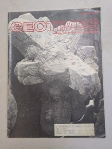 Vintage Geotimes Magazine October 1969 Geology Rocks Minerals Earth Science 